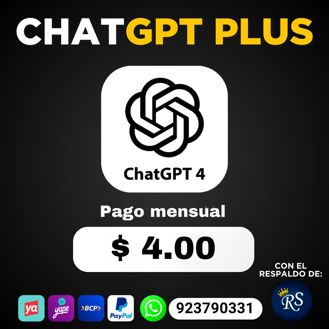 ChatGPT Plus - ANUAL - Imagen 4