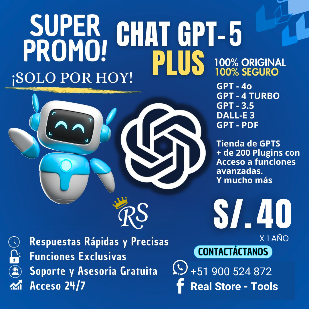 ChatGPT Plus - ANUAL