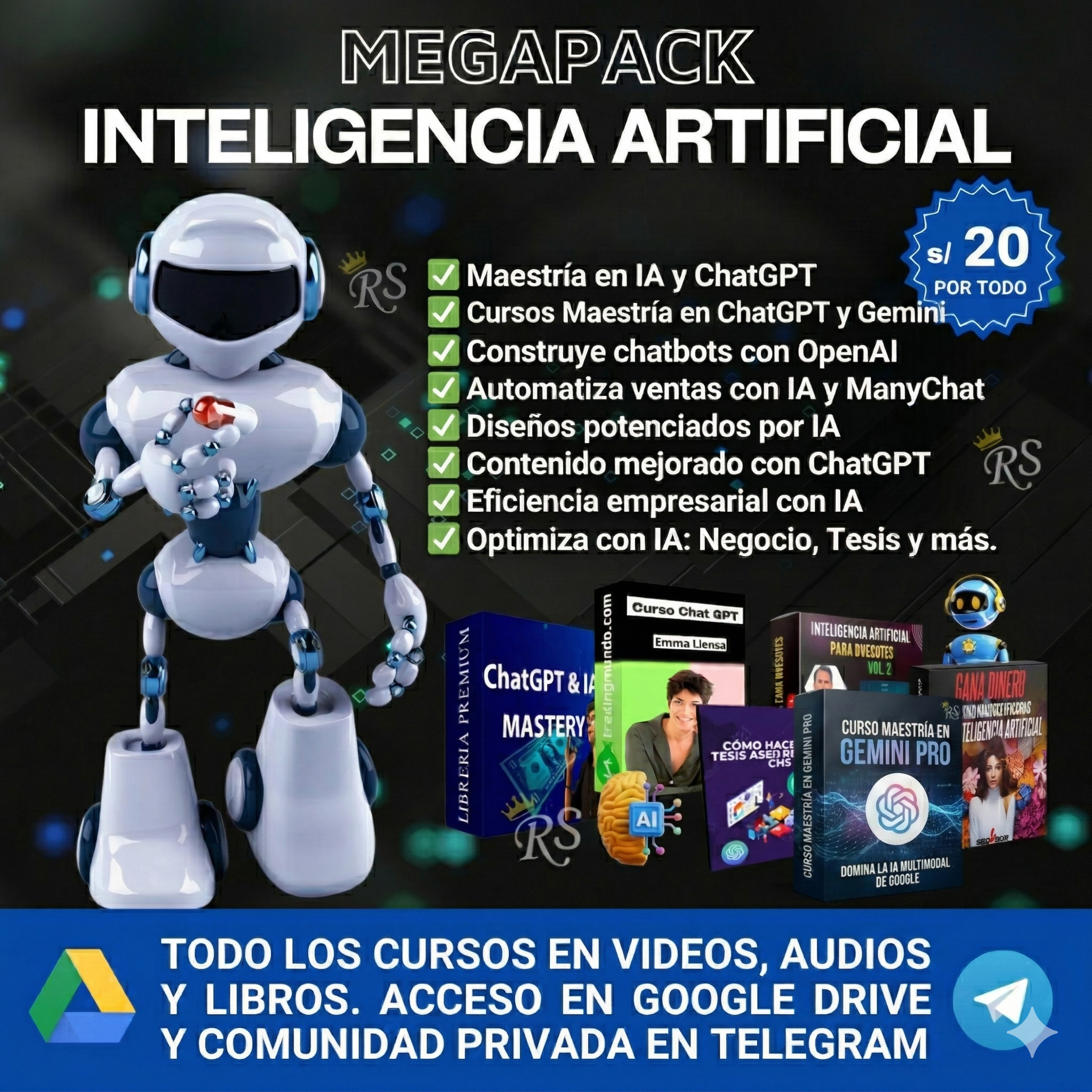 Megapack Cursos de Inteligencia Artificial