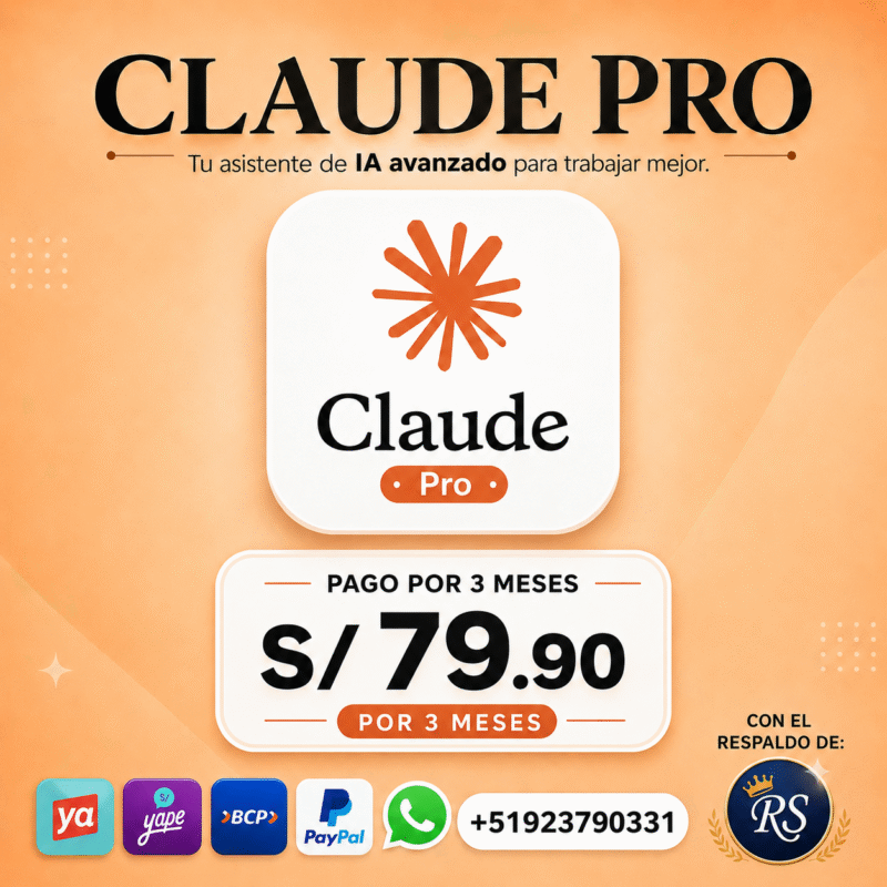 Claude Pro - 3 meses