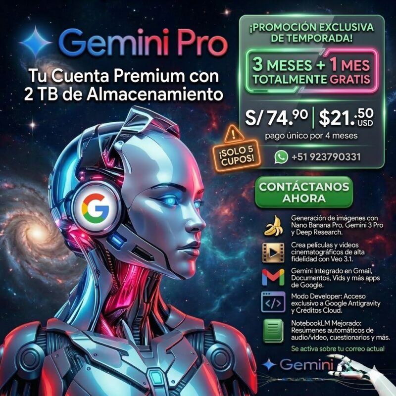 Gemini Pro - 4 Meses