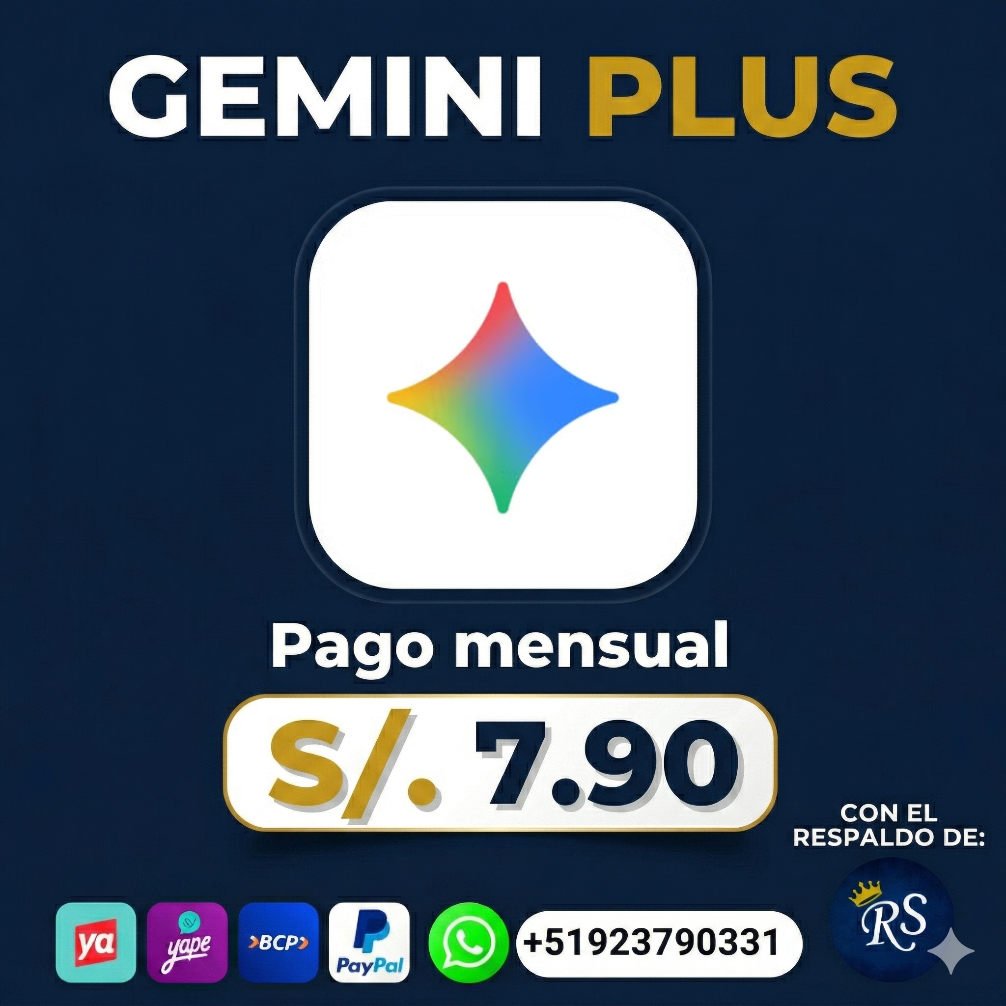 Gemini Plus - 1 Mes