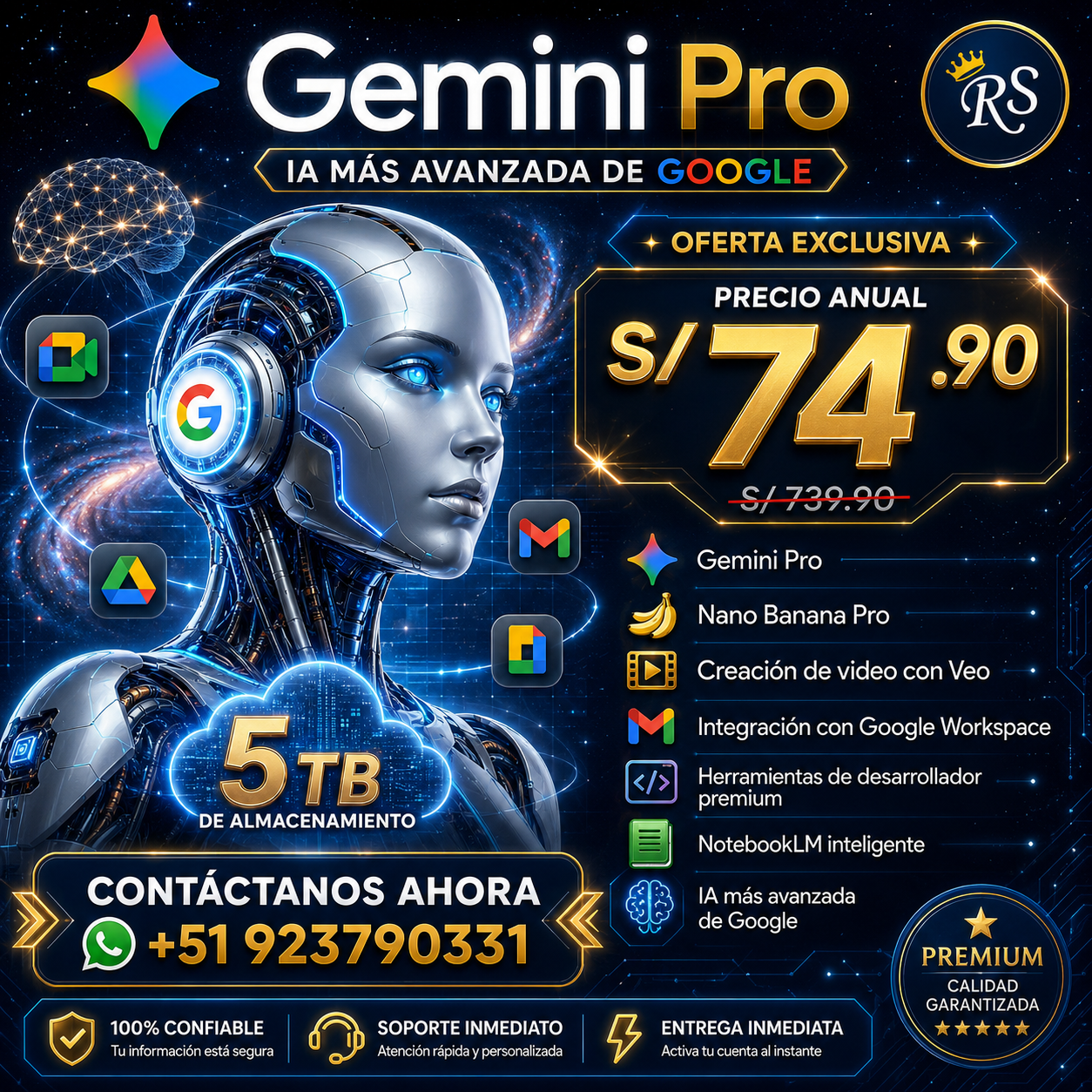 Gemini Pro, anual
