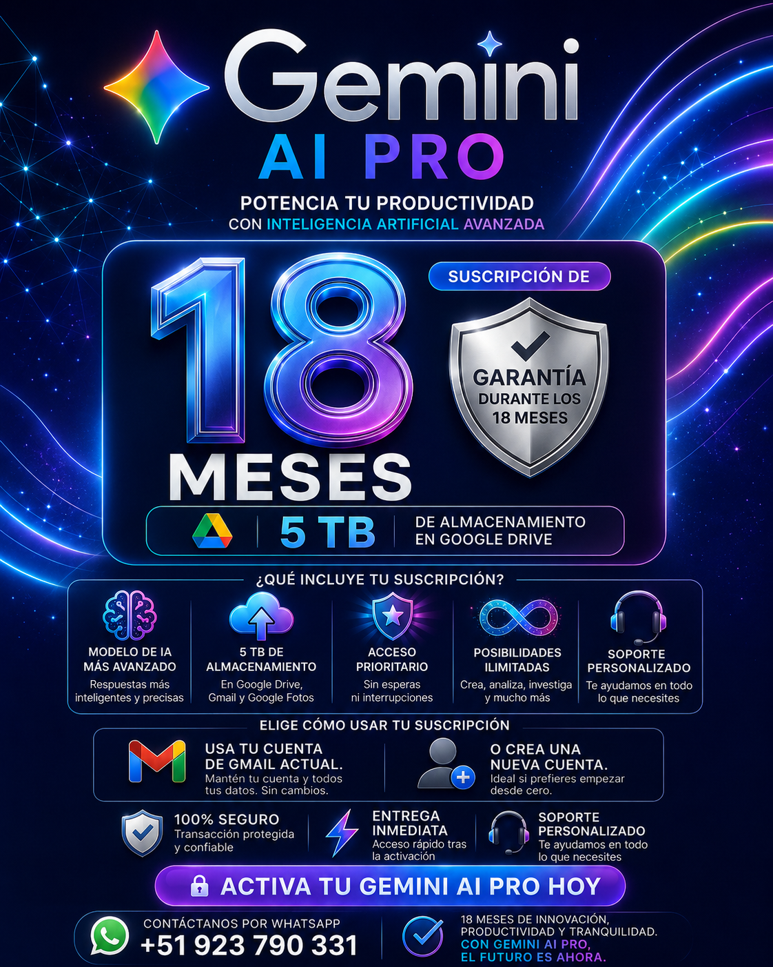 GEMINI PRO X 18 MESES - Imagen 5