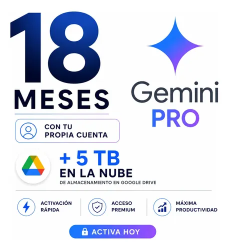 Gemini Pro – 18 meses - Imagen 3