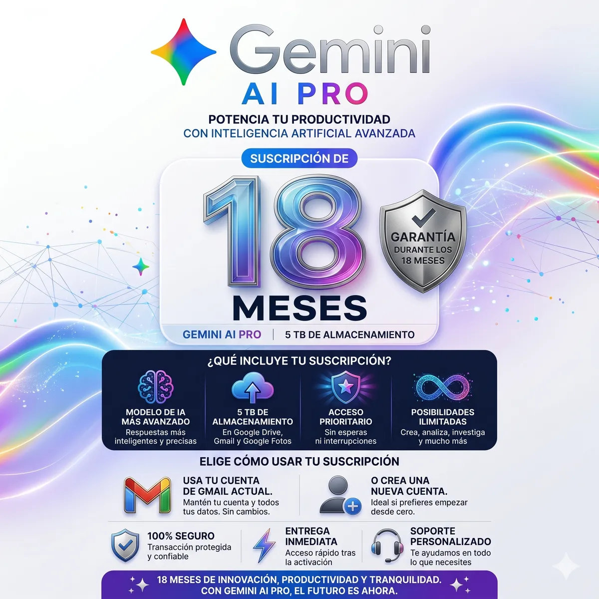 GEMINI PRO X 18 MESES - Imagen 2