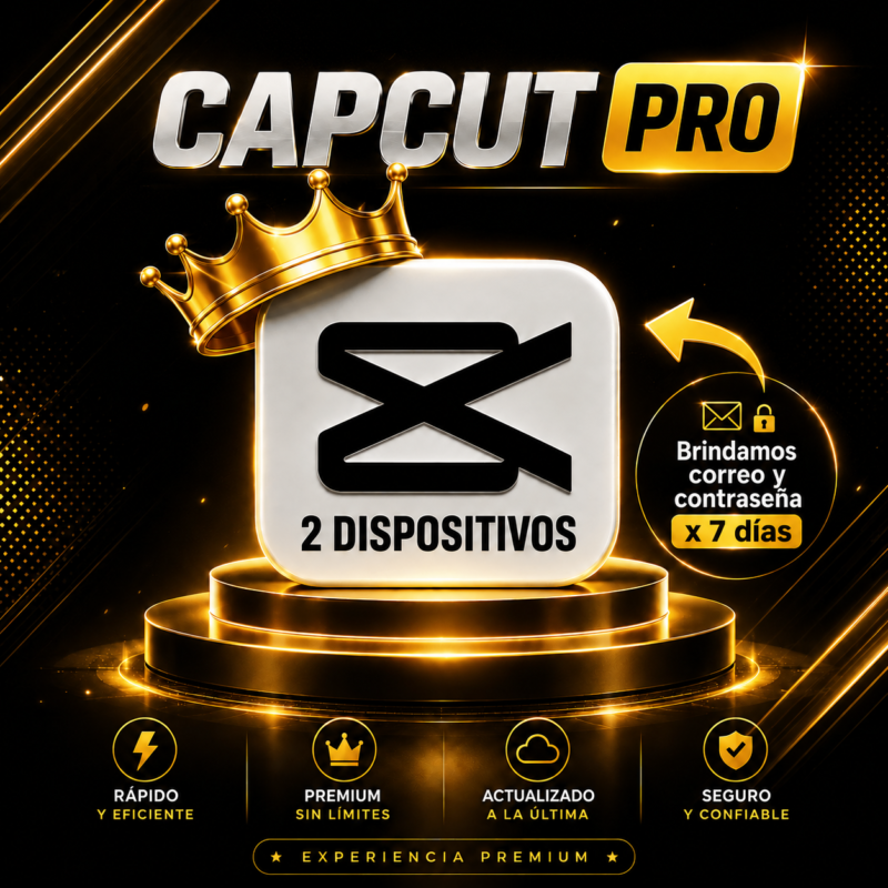 Capcut Pro - 7 días