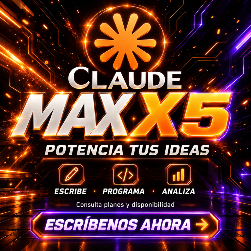 Claude Max – 1 mes