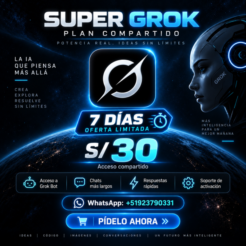 Super Grok - 7 días