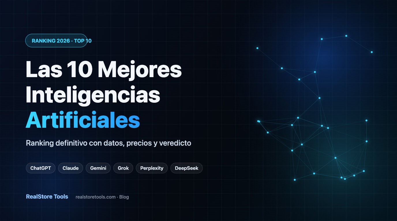 Las 10 Mejores Inteligencias Artificiales de 2026 Ranking de las 10 mejores inteligencias artificiales de 2026: ChatGPT, Claude, Gemini, Grok, Perplexity y más